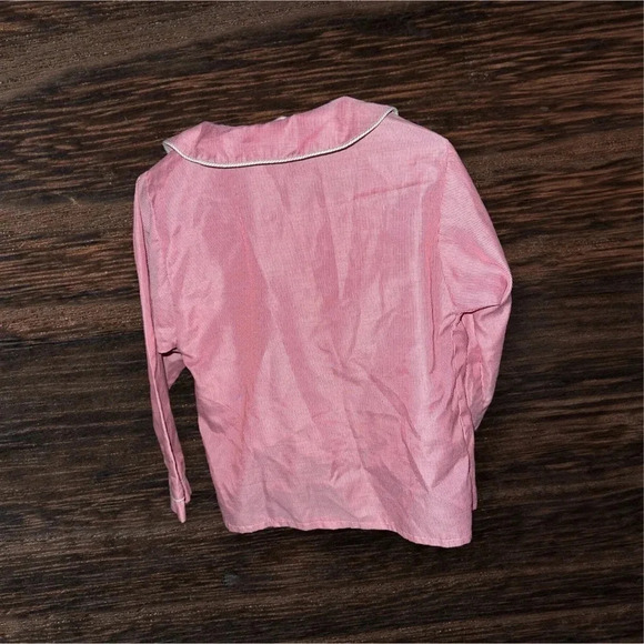 NWOT Boys Petit Ami Santa Claus Red Cotton Gingham Size 24 month 2 pieces - Picture 2 of 6